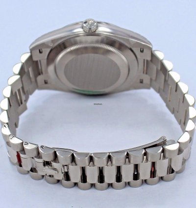 Rolex Day-date 40 President 40mm Day-date 228239 18k White Gold Green Roman Dial Unworn