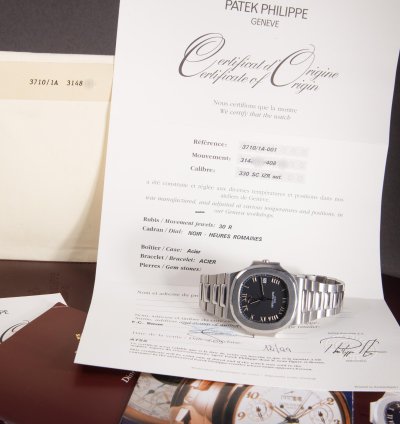 Patek Philippe Nautilus Ref 3710 Full Set From 1999