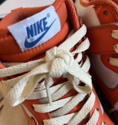 2009 Nike Dunk High Syracuse White Orange Blaze - Used