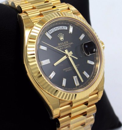 Rolex Day-date 40 President Day-date 228238 18k Yellow Gold Diamond Dial New
