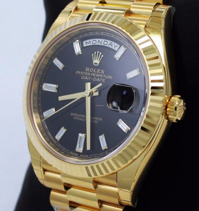 Rolex Day-date 40 President Day-date 228238 18k Yellow Gold Diamond Dial New
