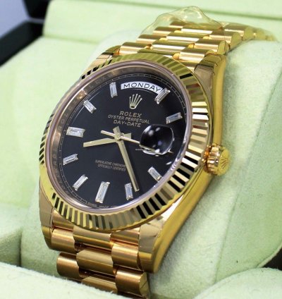 Rolex Day-date 40 President Day-date 228238 18k Yellow Gold Diamond Dial New