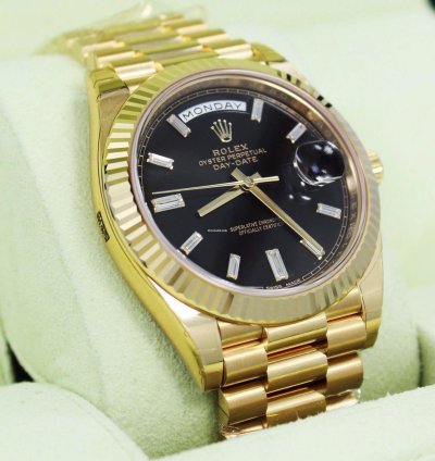 Rolex Day-date 40 President Day-date 228238 18k Yellow Gold Diamond Dial New