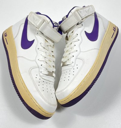 2010 Nike Air Force 1 Mid White Purple