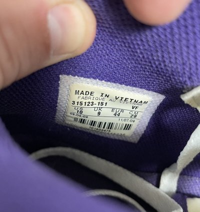 2010 Nike Air Force 1 Mid White Purple