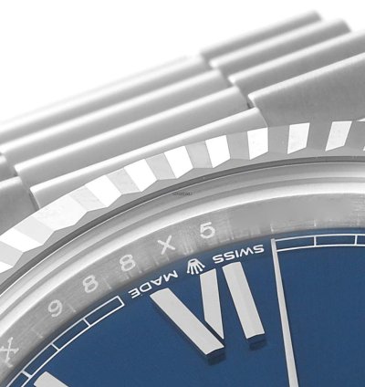 Rolex Day-date 40 President Day-date 40 Blue Dial Platinum Mens Watch 228236 Unworn