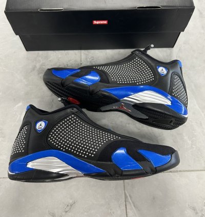 Jordan 14 Retro Supreme Black used