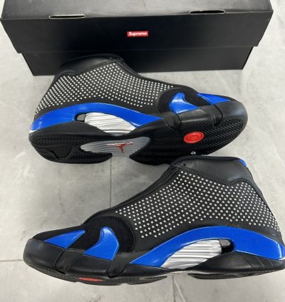 Jordan 14 Retro Supreme Black used
