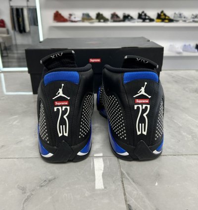 Jordan 14 Retro Supreme Black used