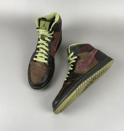 2010 Nike Air Jordan 1 Retro High Og Velvet Brown Garnet