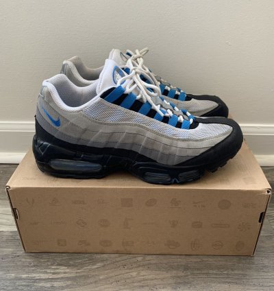 2010 Nike Air Max 95 Photo Blue Size 9 5