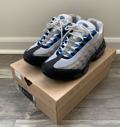 2010 Nike Air Max 95 Photo Blue Size 9 5