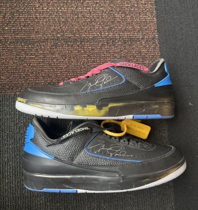 Jordan 2 Offwhite black-blue Vvvnds 12m