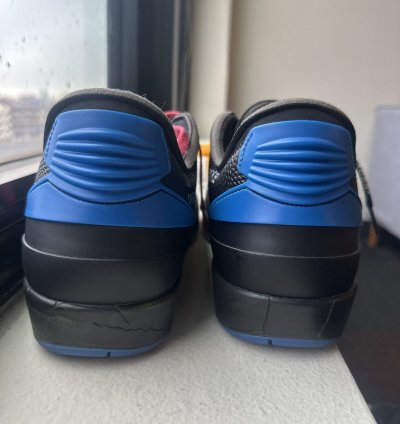 Jordan 2 Offwhite black-blue Vvvnds 12m