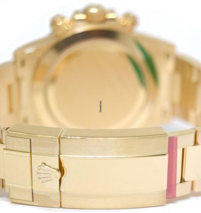 Rolex Daytona New Rolex Daytona Chronograph 18k Yg Green Dial Mens Watch 22 116508