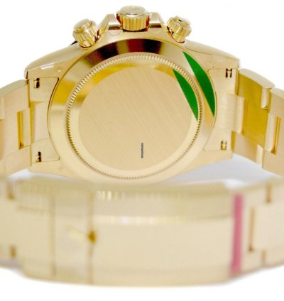 Rolex Daytona New Rolex Daytona Chronograph 18k Yg Green Dial Mens Watch 22 116508