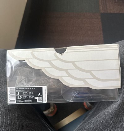 Jordan 2 Offwhite black-blue Vvvnds 12m