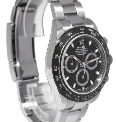 Rolex Daytona New Rolex Daytona Chronograph Steel Ceramic Watch Black 22 116500