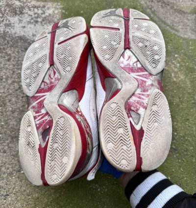 2011 Nike Air Jordan 8 White Red Sneakers