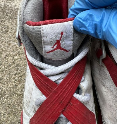 2011 Nike Air Jordan 8 White Red Sneakers
