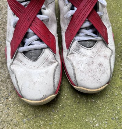 2011 Nike Air Jordan 8 White Red Sneakers
