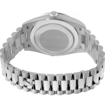 Rolex Day-date 40 President White Gold Diamond Mens Watch 228349 Unworn