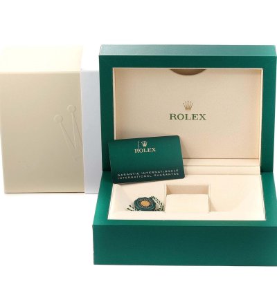 Rolex Day-date 40 President White Gold Diamond Mens Watch 228349 Unworn
