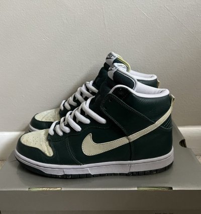2004 Nike Sb Dunk High Pro Ghost Deep Olive Size 8 305050302