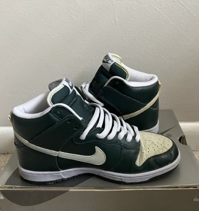 2004 Nike Sb Dunk High Pro Ghost Deep Olive Size 8 305050302