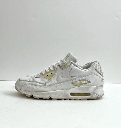 2011 Nike Air Max 90 Leather Vtg Rare 302519 113 Sz 9 5