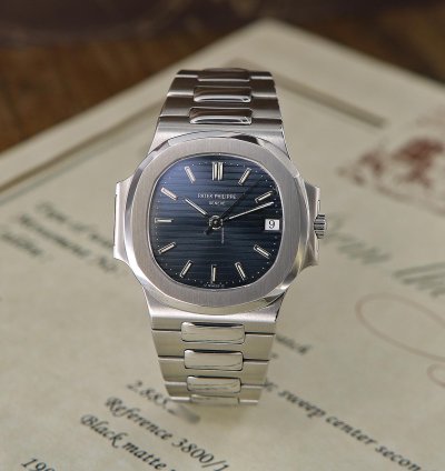 Patek Philippe Nautilus Ref 3800 Stainless Steel From Year 1991