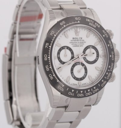 Rolex Daytona New Stickered Papers Rolex Daytona 116500 Ln Ceramic Panda White Steel 40mm Box