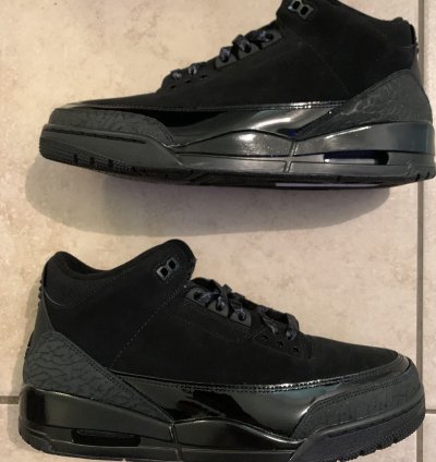 Jordan 3 Black Cat Size 10
