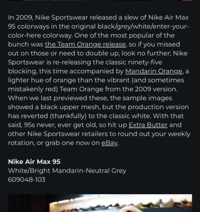 2011 Nike Air Max 95 Bright Mandarin
