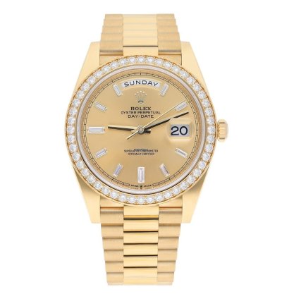 Rolex Day-date 40 Presidential 228348rbr-002 Yellow Gold Factory Diamond Dial Bezel