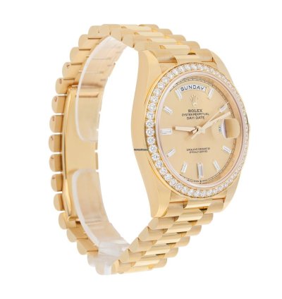 Rolex Day-date 40 Presidential 228348rbr-002 Yellow Gold Factory Diamond Dial Bezel
