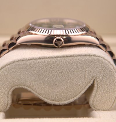 Rolex Day-date 40 Presidential Olive Rose Gold 228235 New Unworn Full Set