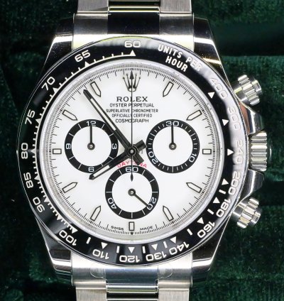 Rolex Daytona New Unworn 2025 Rolex Daytona White Dial Stainless Steel Full Set 126500ln