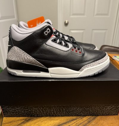 Jordan 3 Black Cement 2024