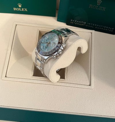 Rolex Daytona New Unworn Daytona Platinum Baguette Dial 116506