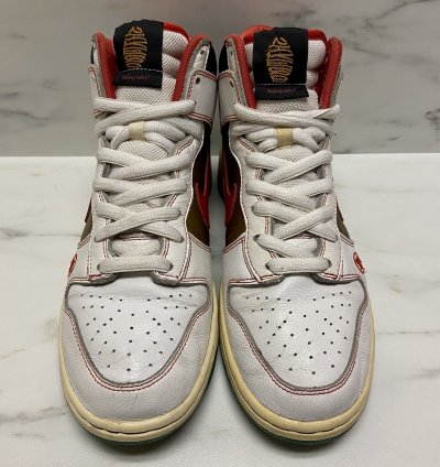 2007 Nike Sb Dunk High Pro Money Cat White Gold Green