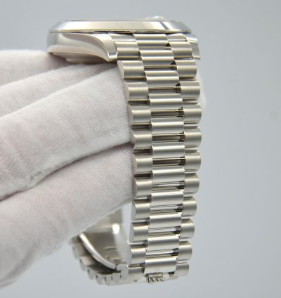 Rolex Day-date 40 Ref 228206 Platinum With Ice Blue Dial 40mm