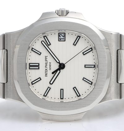 Patek Philippe Nautilus Ref 5711 1a-011 Steel White Dial Full Set Year 2014 Excellent Conditions