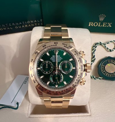 Rolex Daytona New Unworn Sticker John Mayer Green Dial 116508