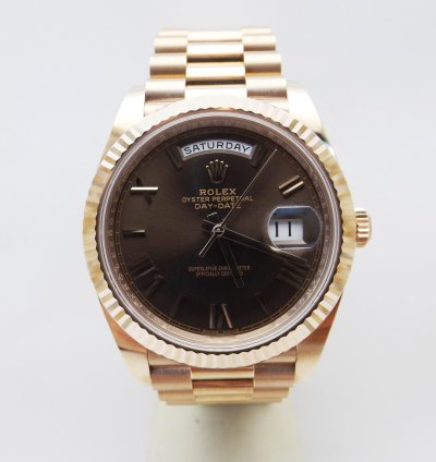 Rolex Day-date 40 Ref 228235 Chocolate Anno 2018 Full Set New - Unused