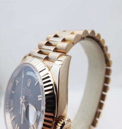 Rolex Day-date 40 Ref 228235 Chocolate Anno 2018 Full Set New - Unused