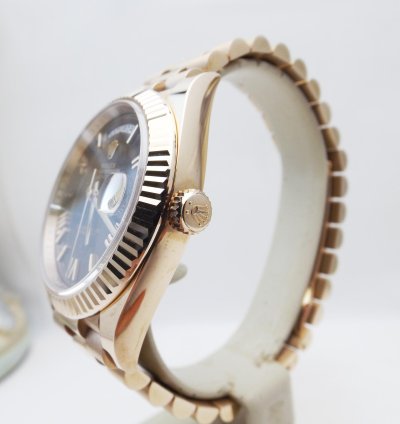 Rolex Day-date 40 Ref 228235 Chocolate Anno 2018 Full Set New - Unused