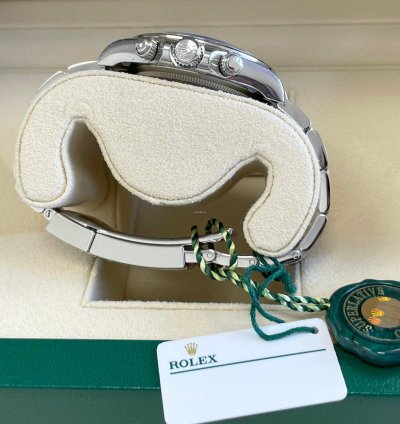 Rolex Daytona New Unworn Stickers Rolex Daytona Cosmograph 126500 Papers White Panda Watch Box