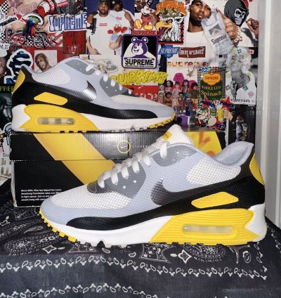 2012 Nike Air Max 90 Hyperfuse Livestrong Size 8 Rare Og 326