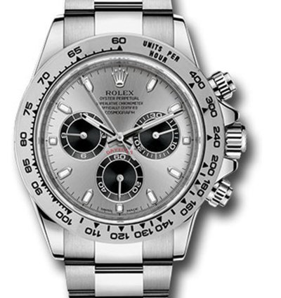 Rolex Daytona New White Gold 116509 Cosmograph Daytona 40mm Silver Dial Oyster Bracelet